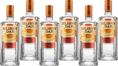 Hlibny Dar Classic Vodka 6x100 cl